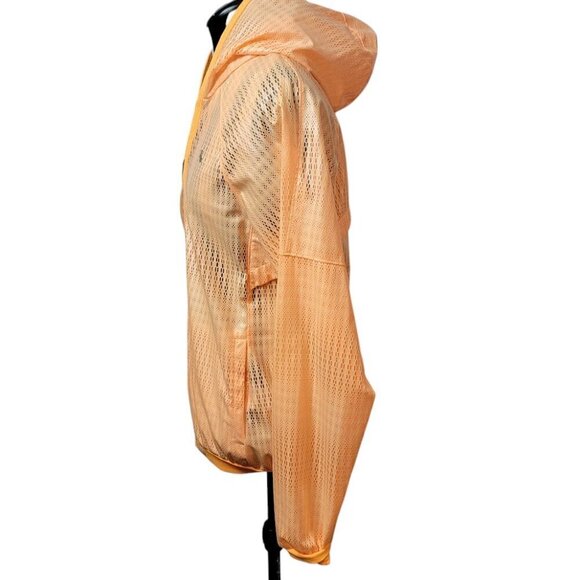 LOLE Women's Small Happy Jacket Orange W Eyelet Pattern Excellent Condition - Picture 7 of 11